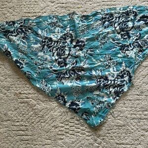 NWT Nine West beaded fringe scarf